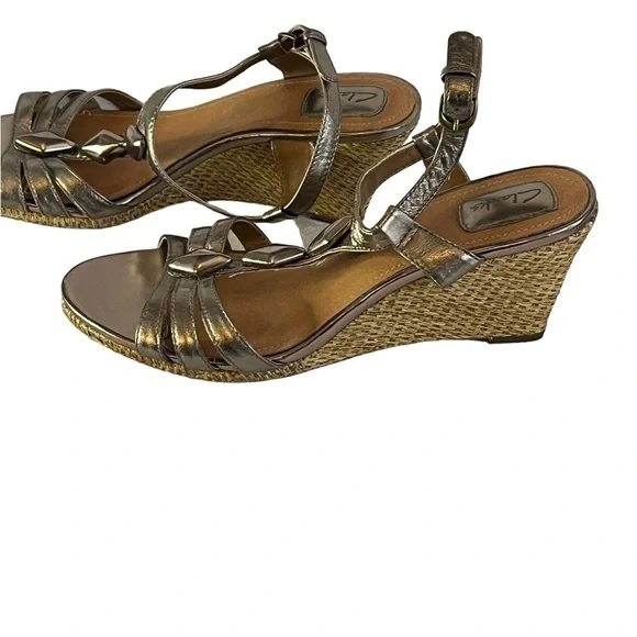 Clarks Wedge Sandals - Picture 4 of 8